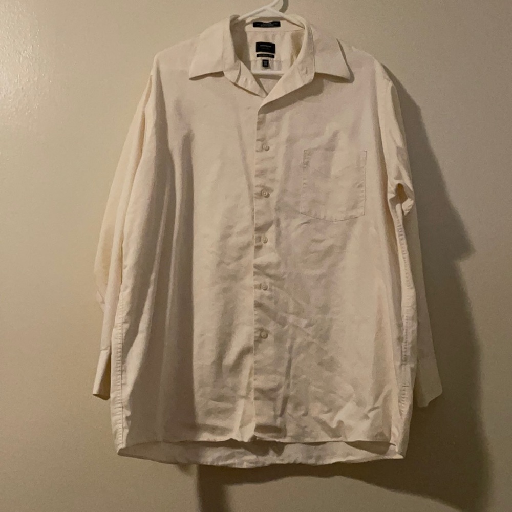 Mens solid dress shirt